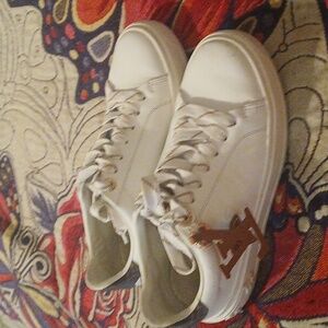 White Louie Vutton Sneakers